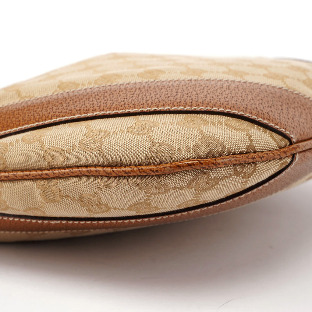 124357 Beige GG Hobo Shoulder Bag