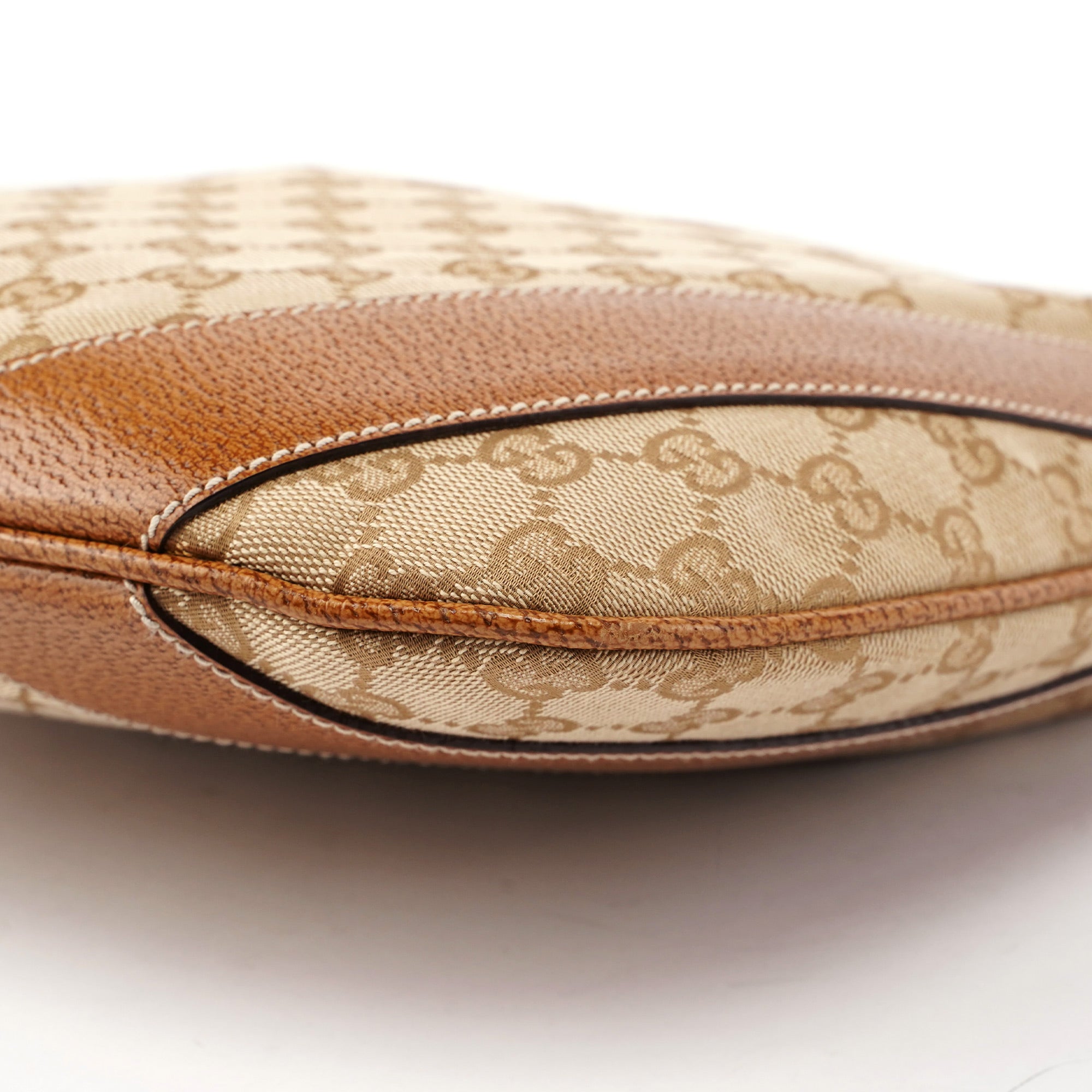 124357 Beige GG Hobo Shoulder Bag