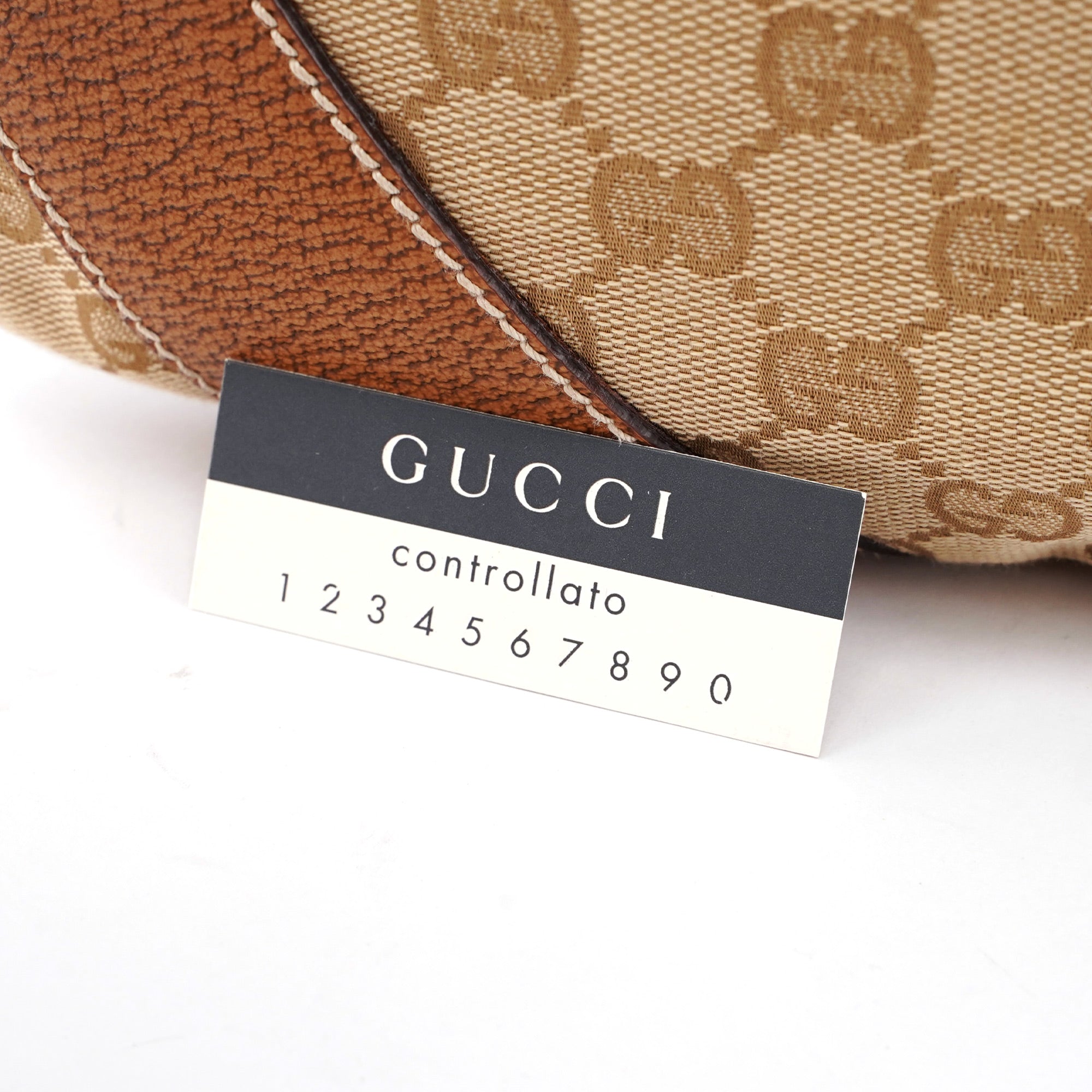 124357 Beige GG Hobo Shoulder Bag