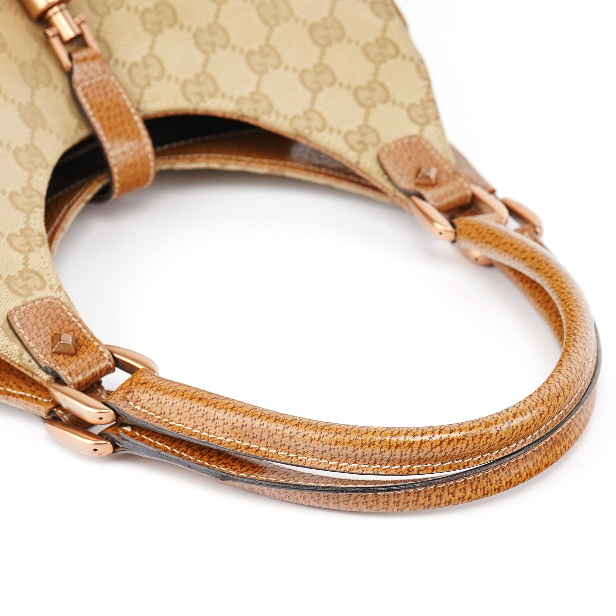 124407 Beige GG Jackie Shoulder Bag