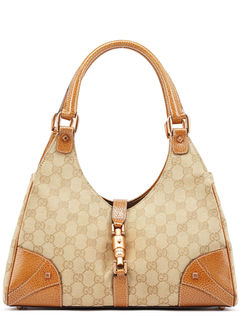 124407 Beige GG Jackie Shoulder Bag