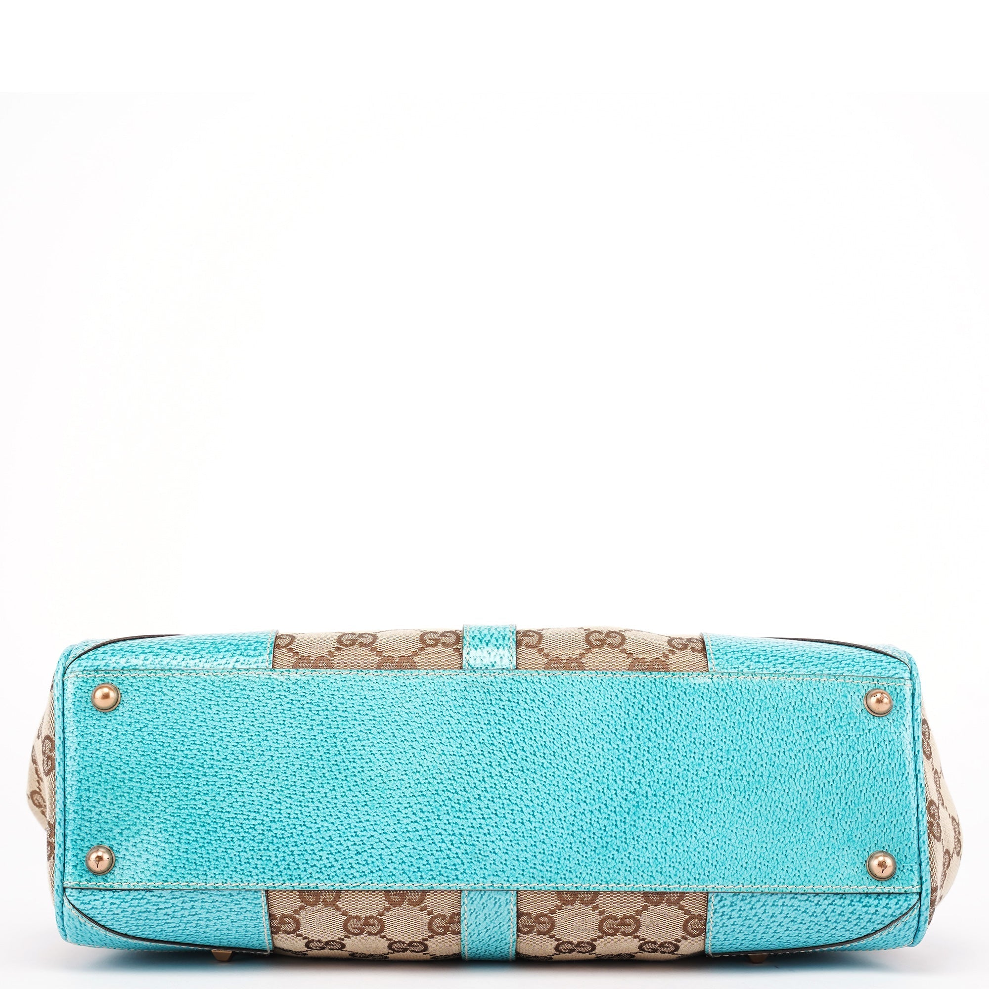 124407 Beige Turquoise GG Jackie Shoulder Bag