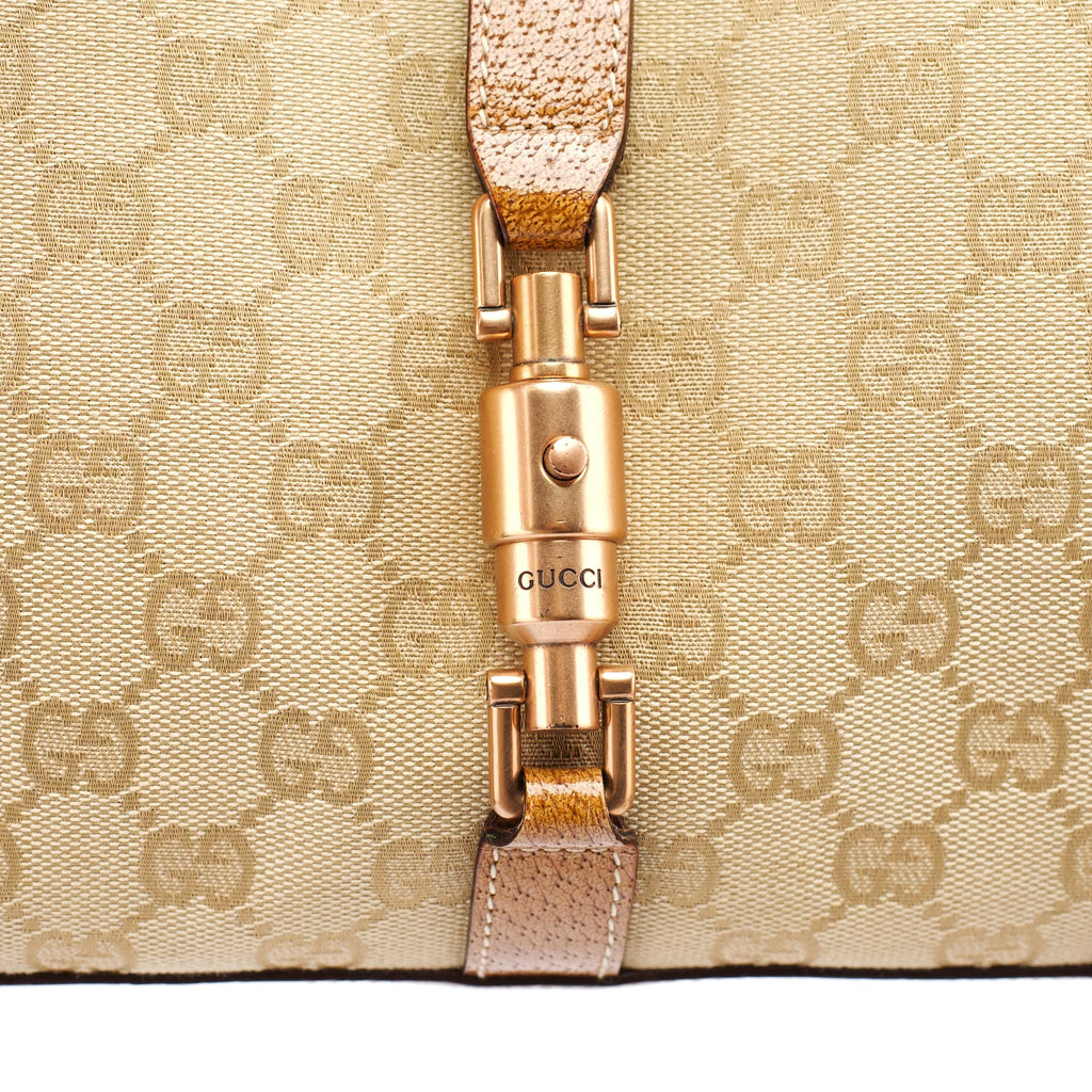 124409 Beige GG Jackie Shoulder Bag
