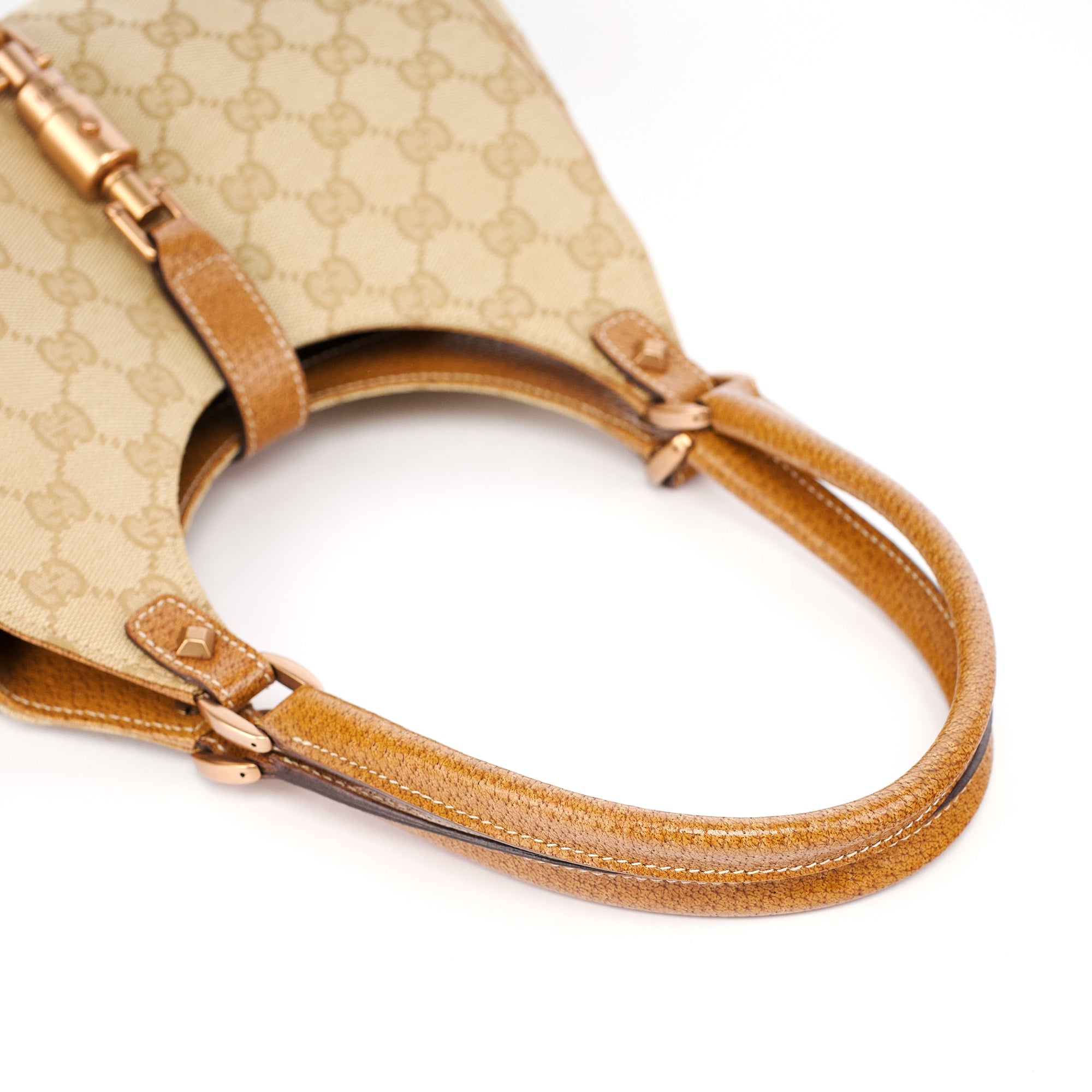 124409 Beige GG Jackie Shoulder Bag