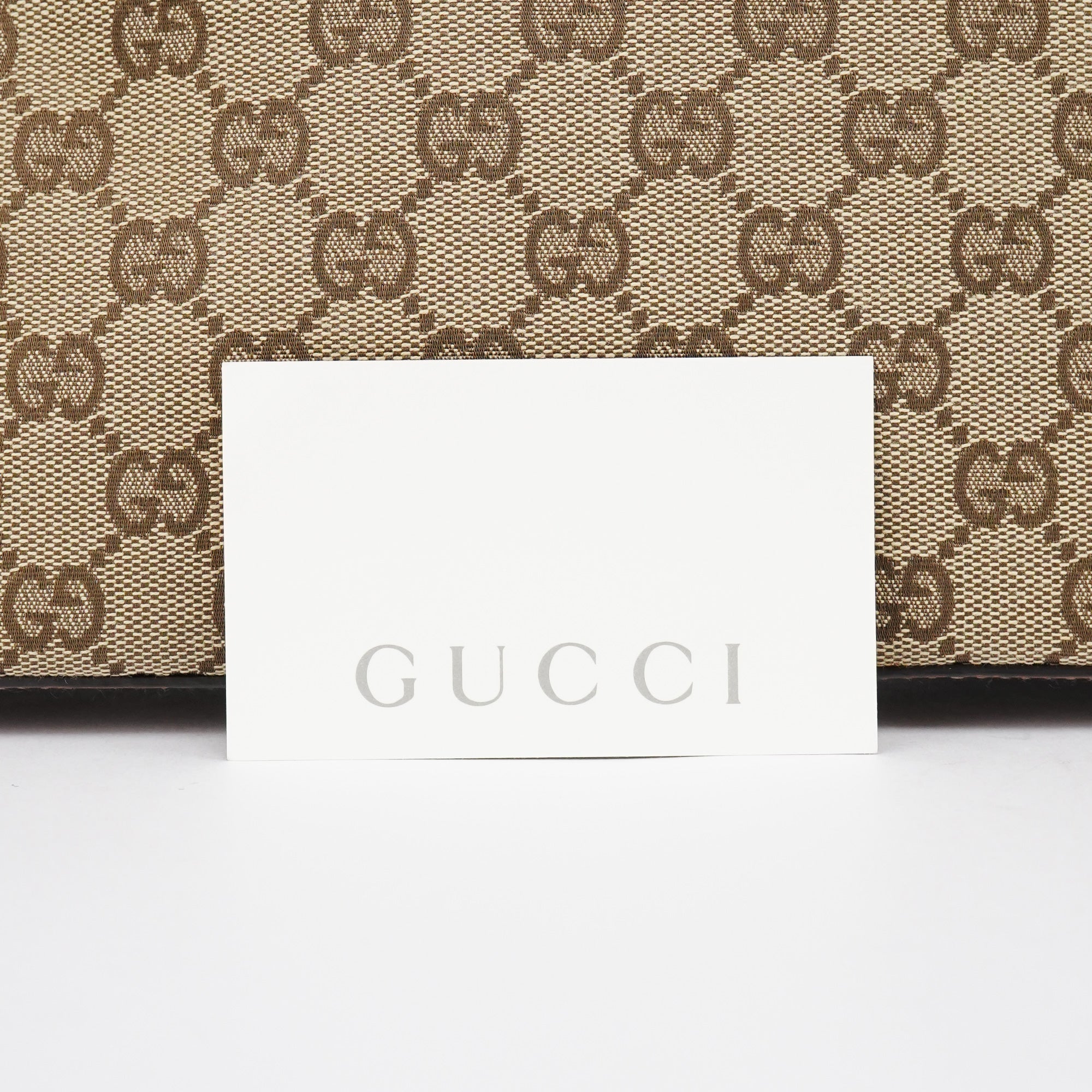 131023 Beige Brown GG Tote Bag