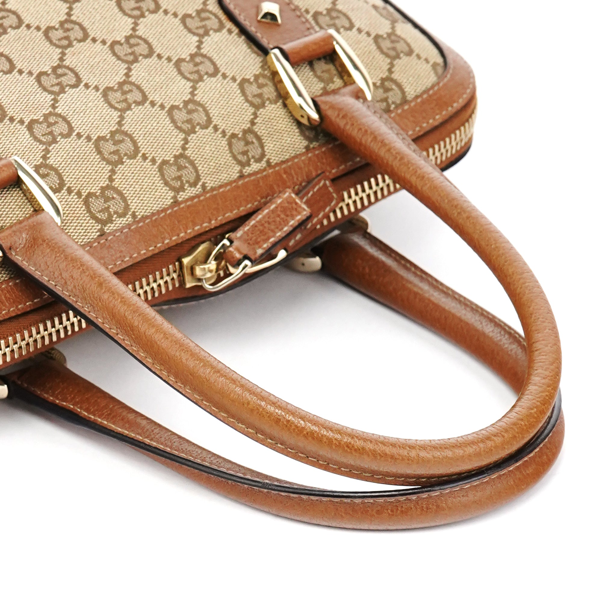 131023 Beige Brown GG Tote Bag