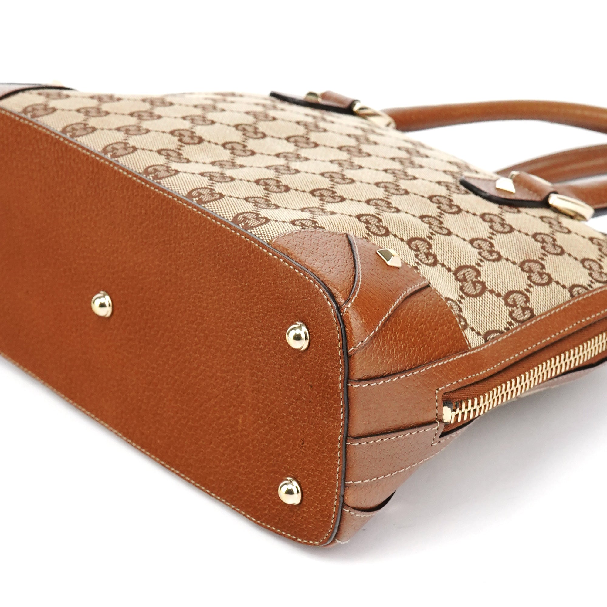 131023 Beige Brown GG Tote Bag