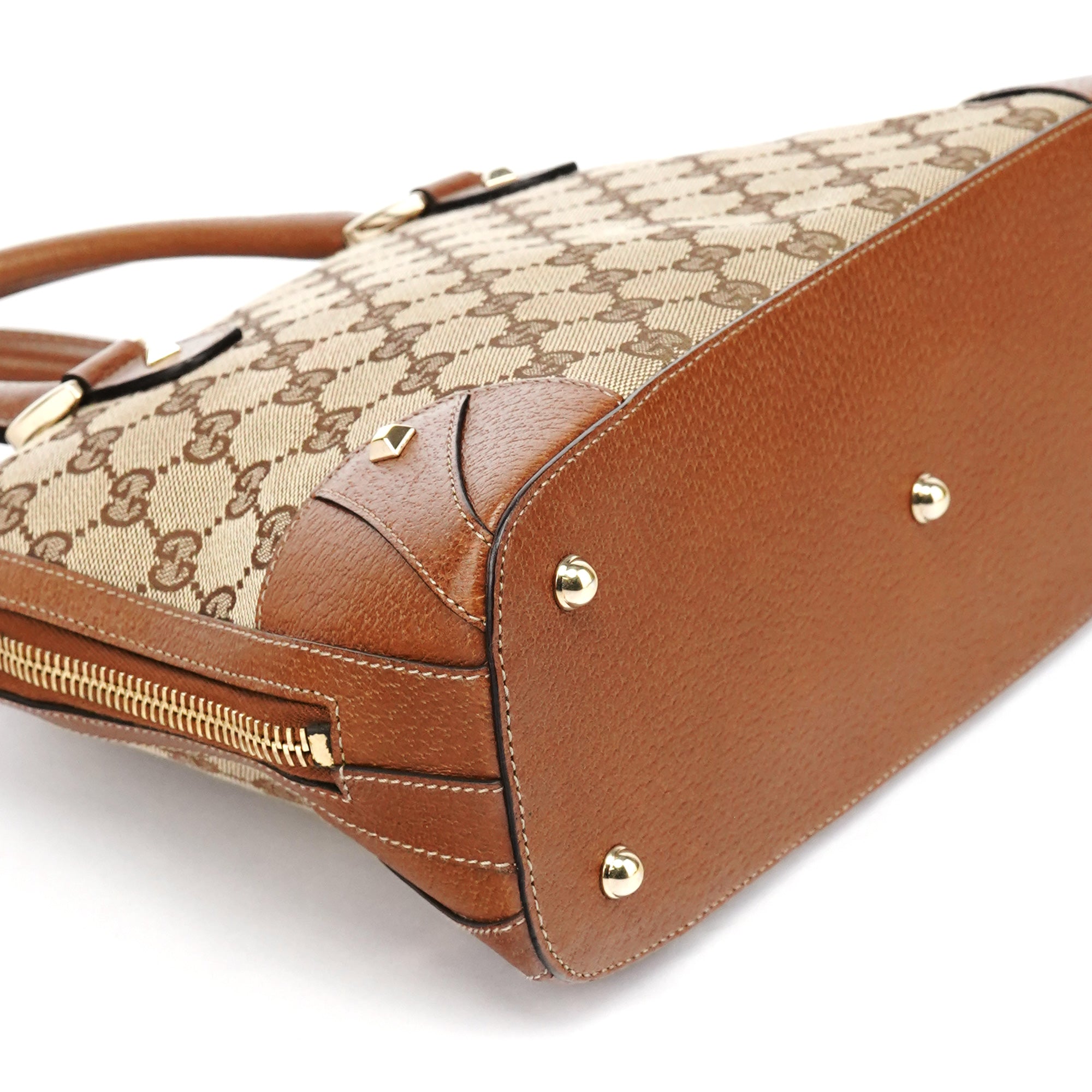 131023 Beige Brown GG Tote Bag