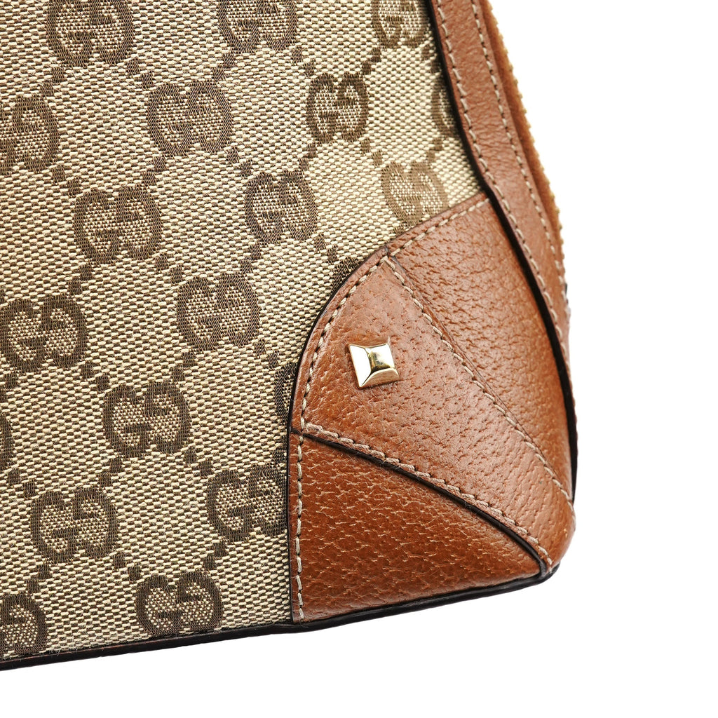 131023 Beige Brown GG Tote Bag