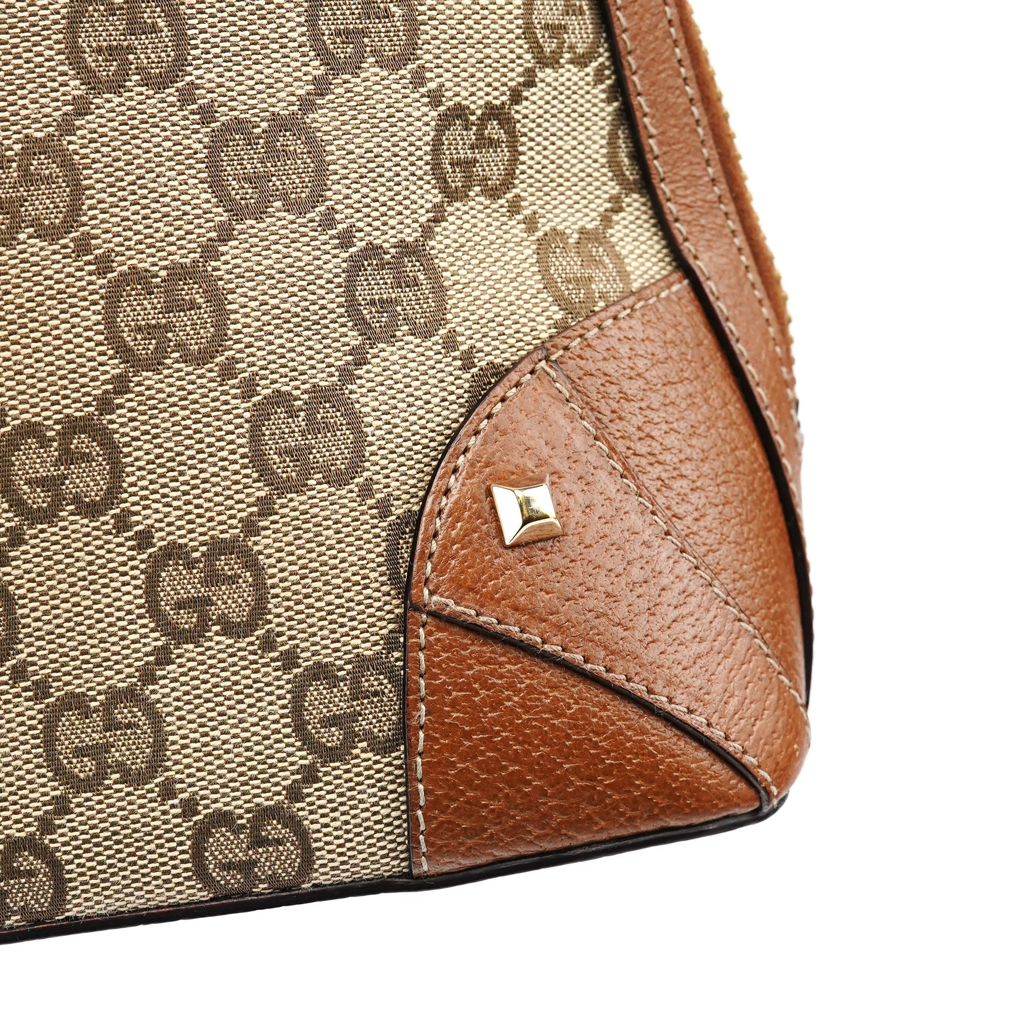 131023 Beige Brown GG Tote Bag
