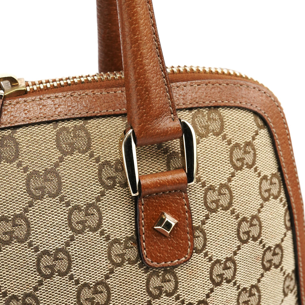 131023 Beige Brown GG Tote Bag