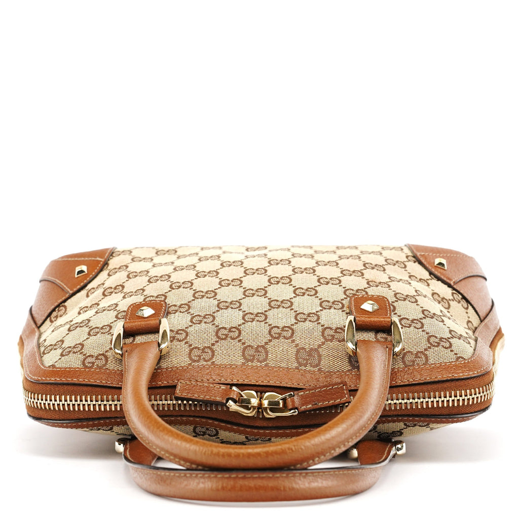 131023 Beige Brown GG Tote Bag
