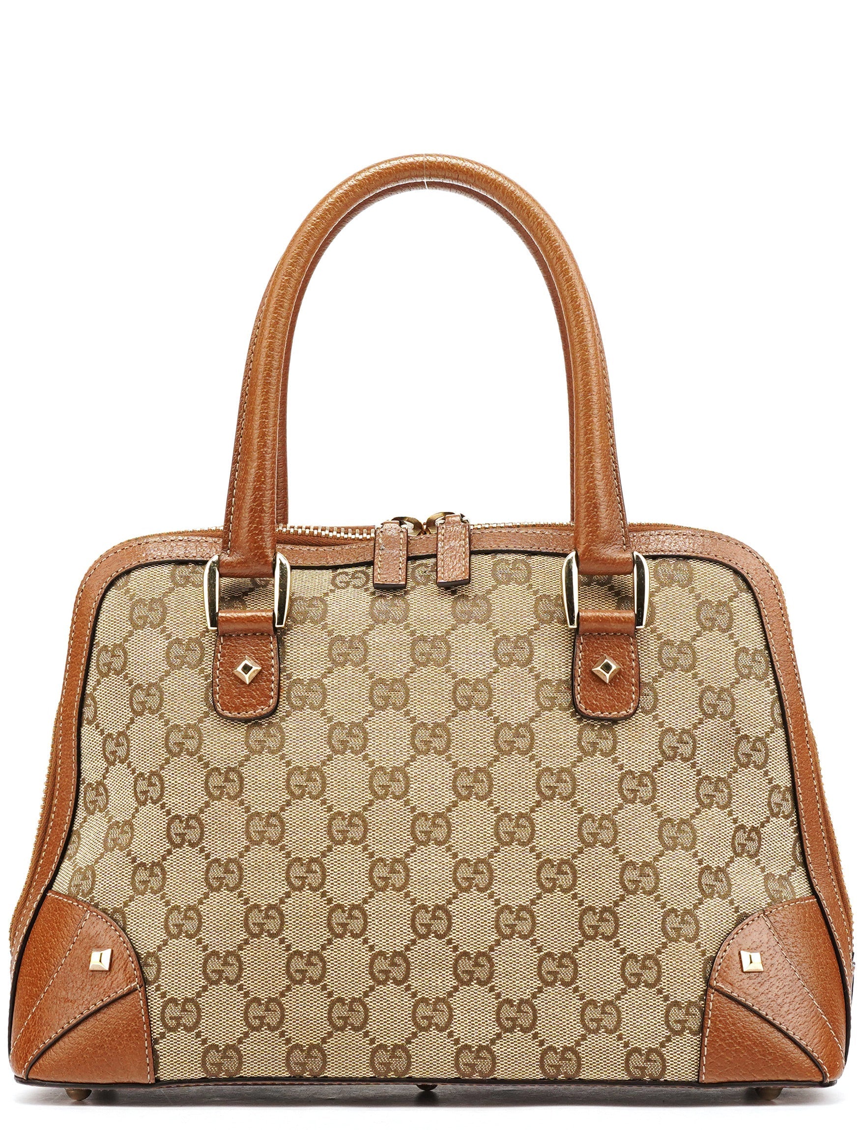 131023 Beige Brown GG Tote Bag