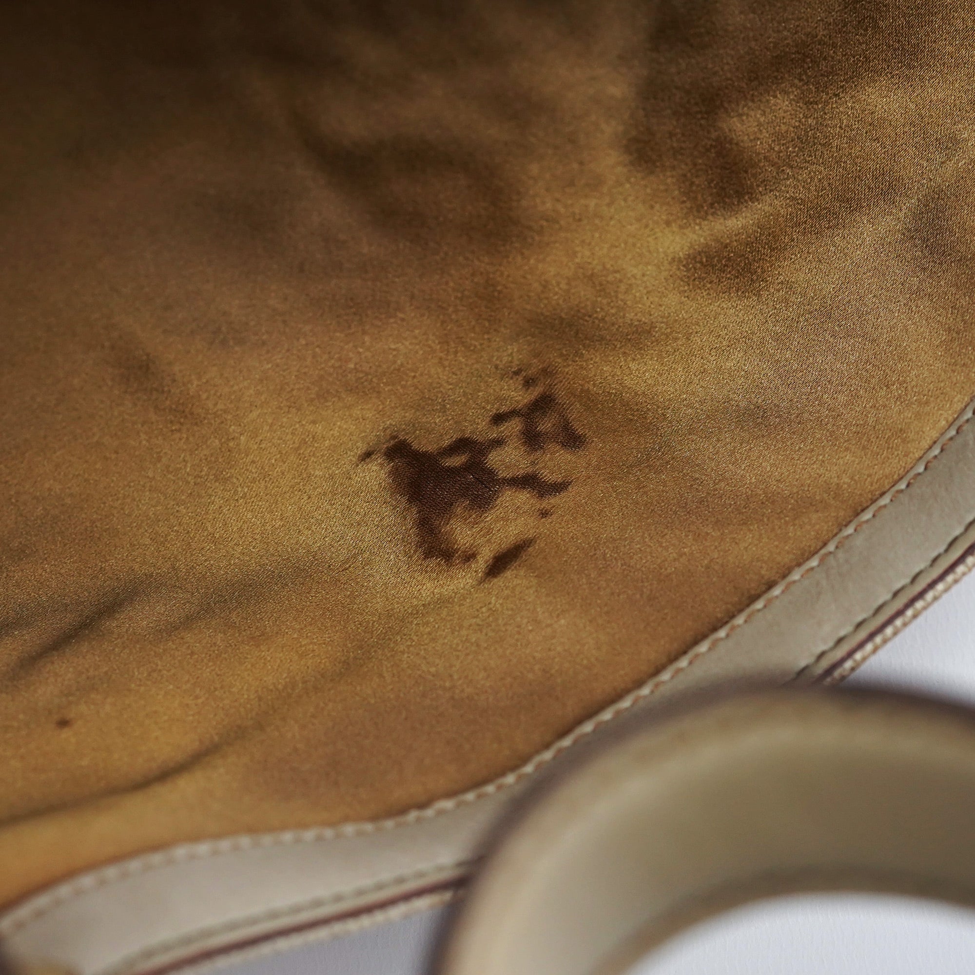 140040 Beige Canvas Sequin Jackie Shoulder Bag