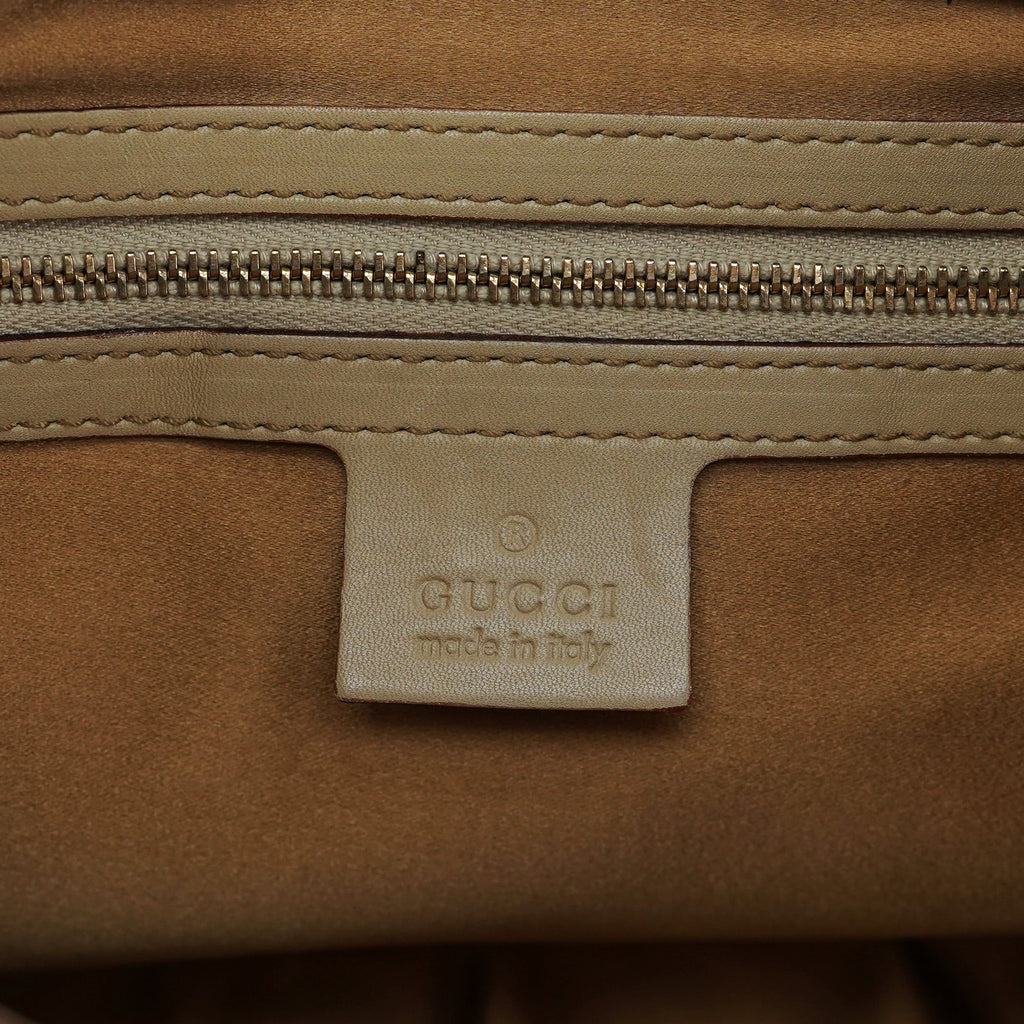 140040 Beige Canvas Sequin Jackie Shoulder Bag