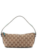 141809 Beige Blue GG Boat Pochette