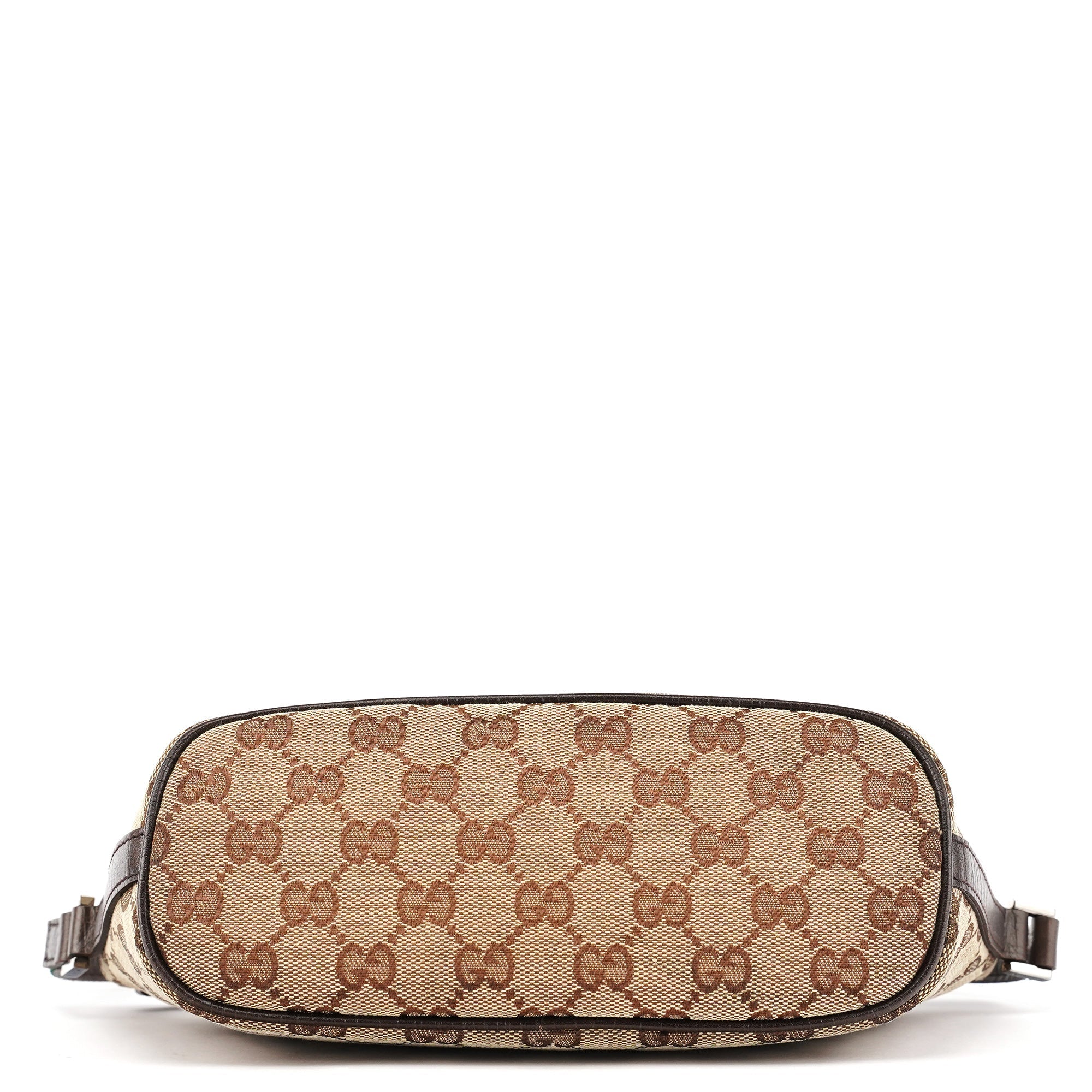 141809 Beige Brown GG Boat Pochette
