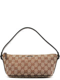 141809 Beige Brown GG Boat Pochette