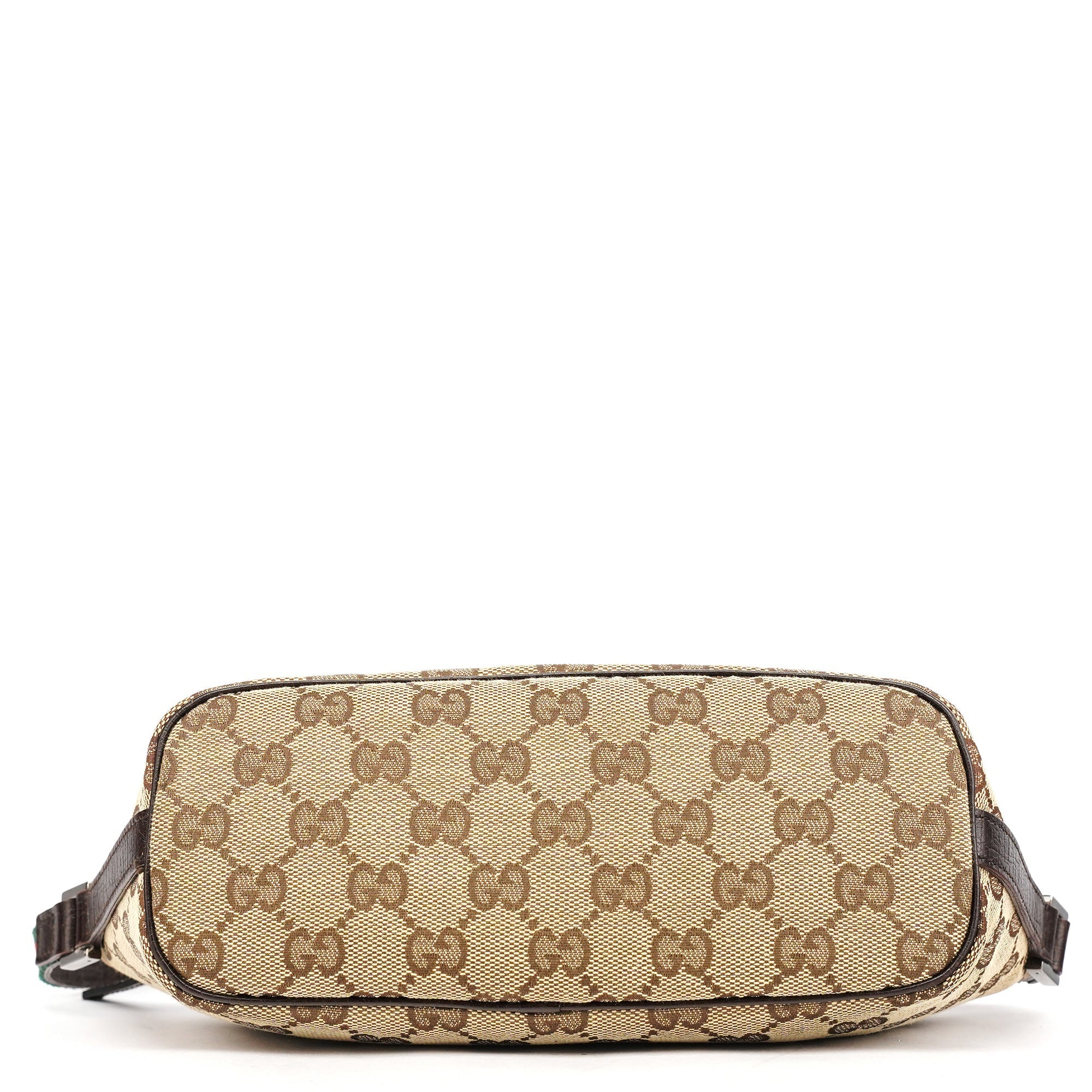 141809 Beige Brown GG Boat Pochette