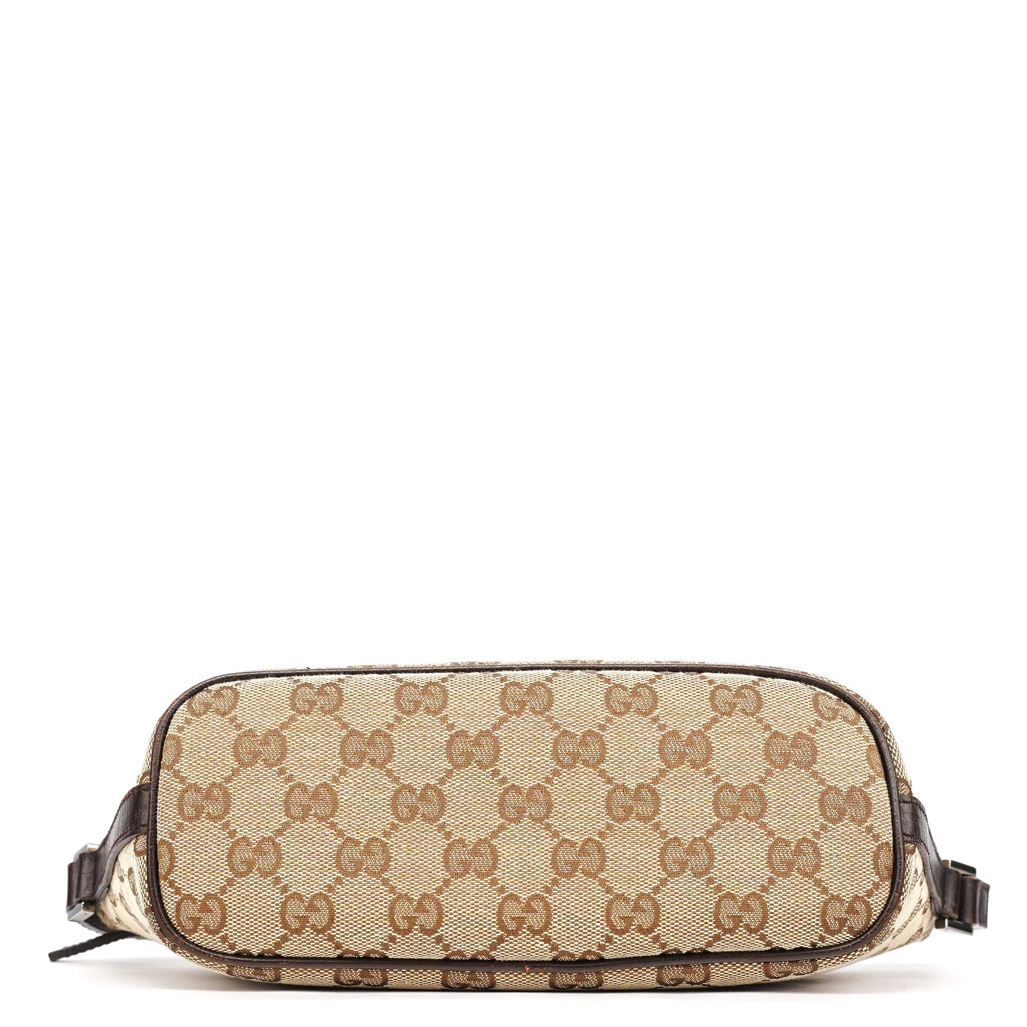 141809 Beige Brown GG Boat Pochette