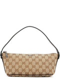 141809 Beige Brown GG Boat Pochette