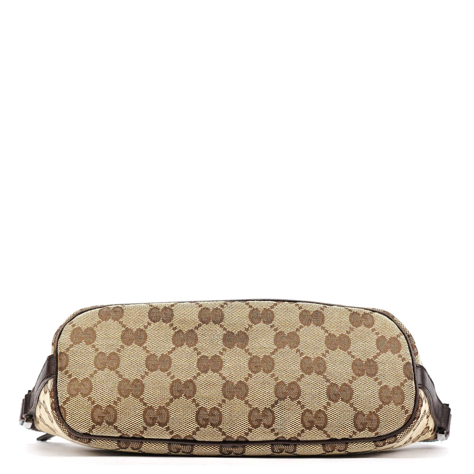 141809 Beige Brown GG Boat Pochette