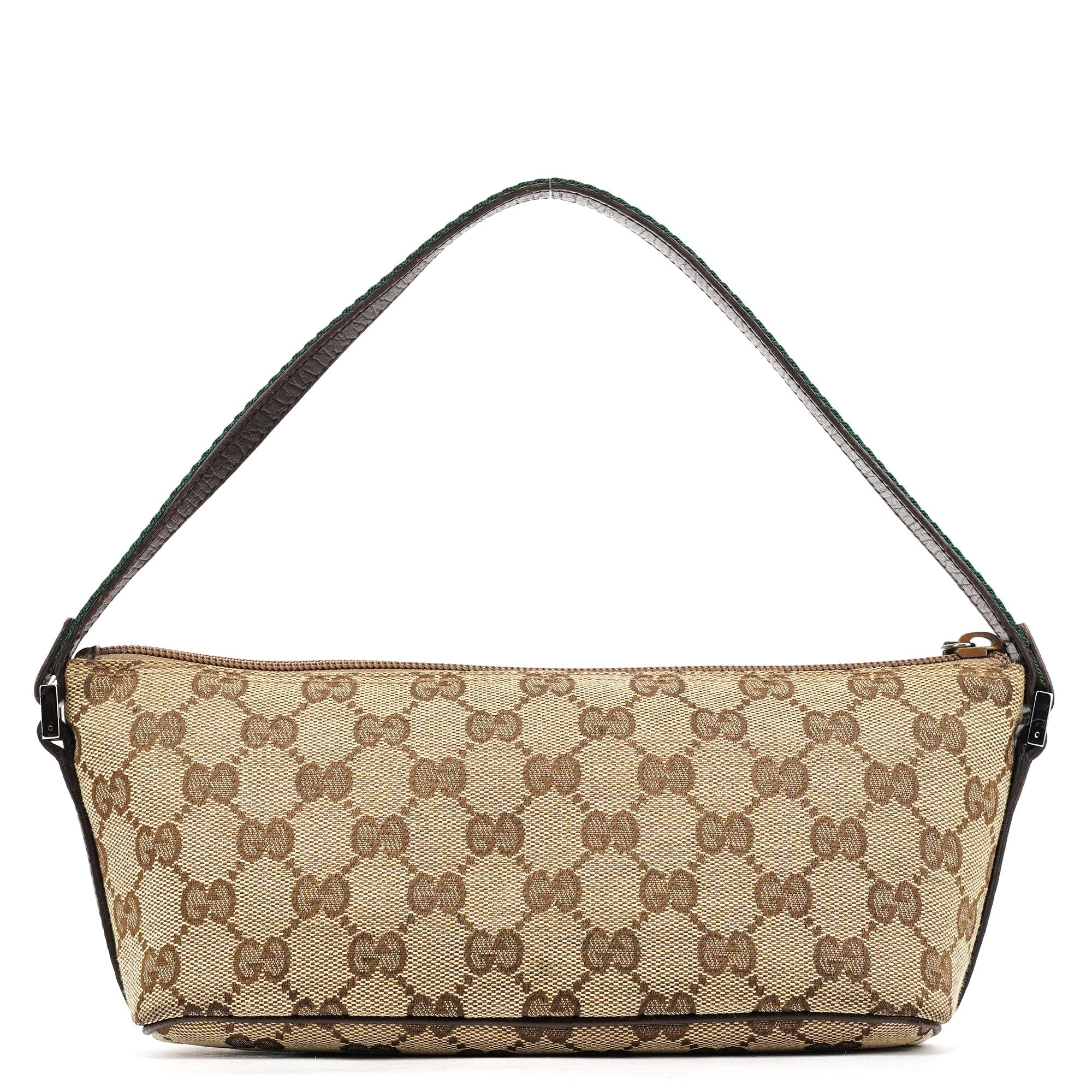 141809 Beige Brown GG Boat Pochette