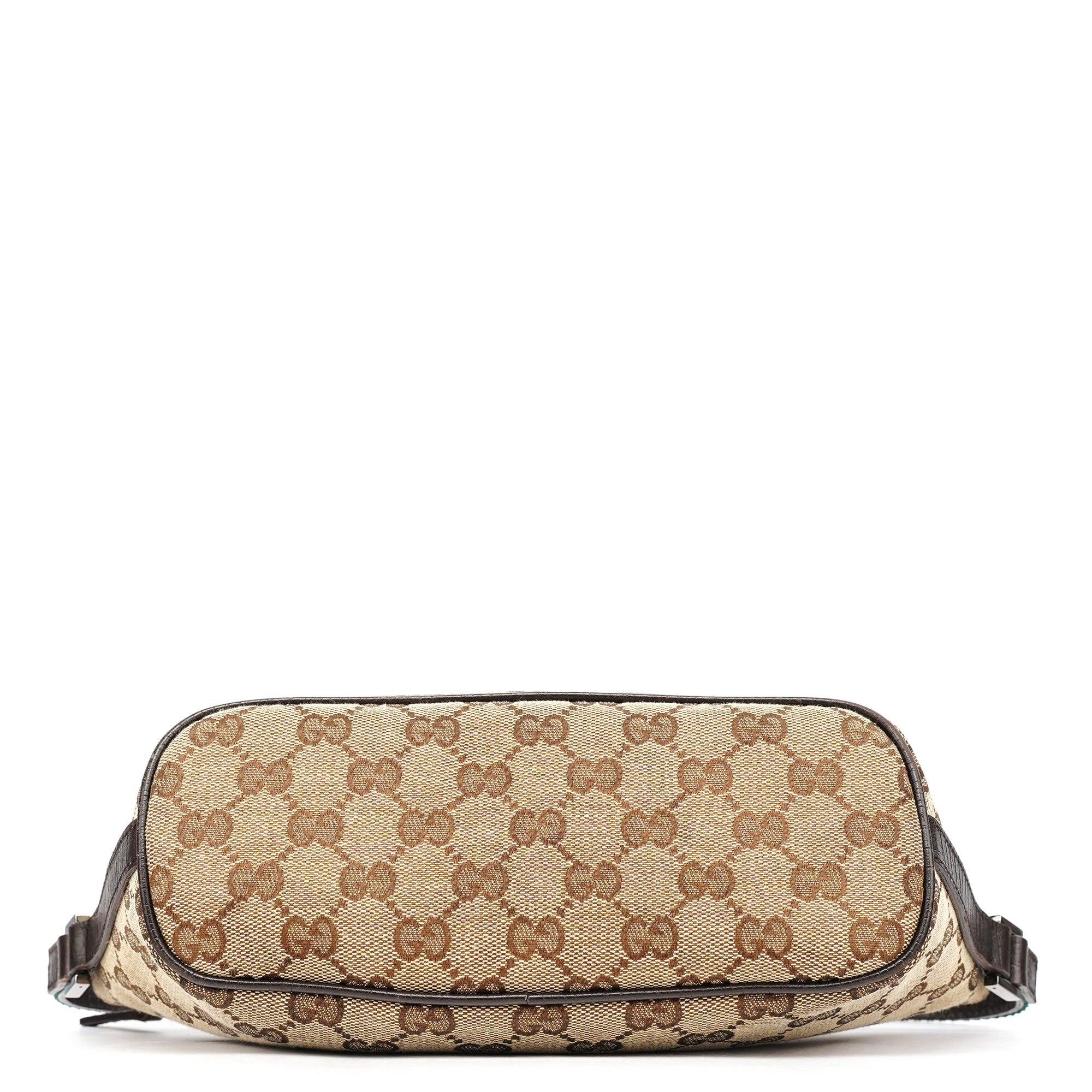 141809 Beige Brown GG Boat Pochette