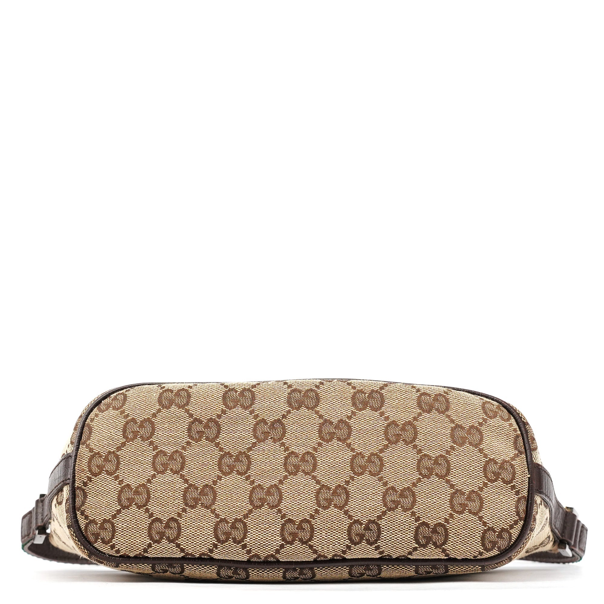141809 Beige Brown GG Boat Pochette