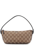 141809 Beige Brown GG Boat Pochette