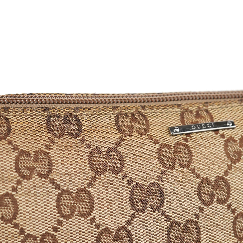 141809 Beige GG Boat Pochette