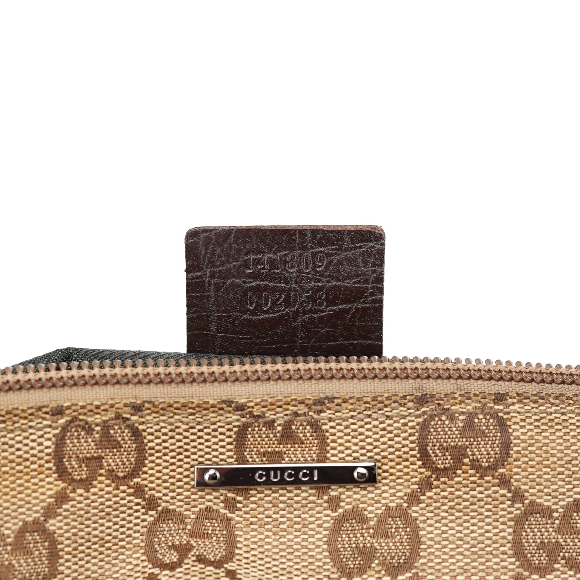 141809 Beige GG Boat Pochette