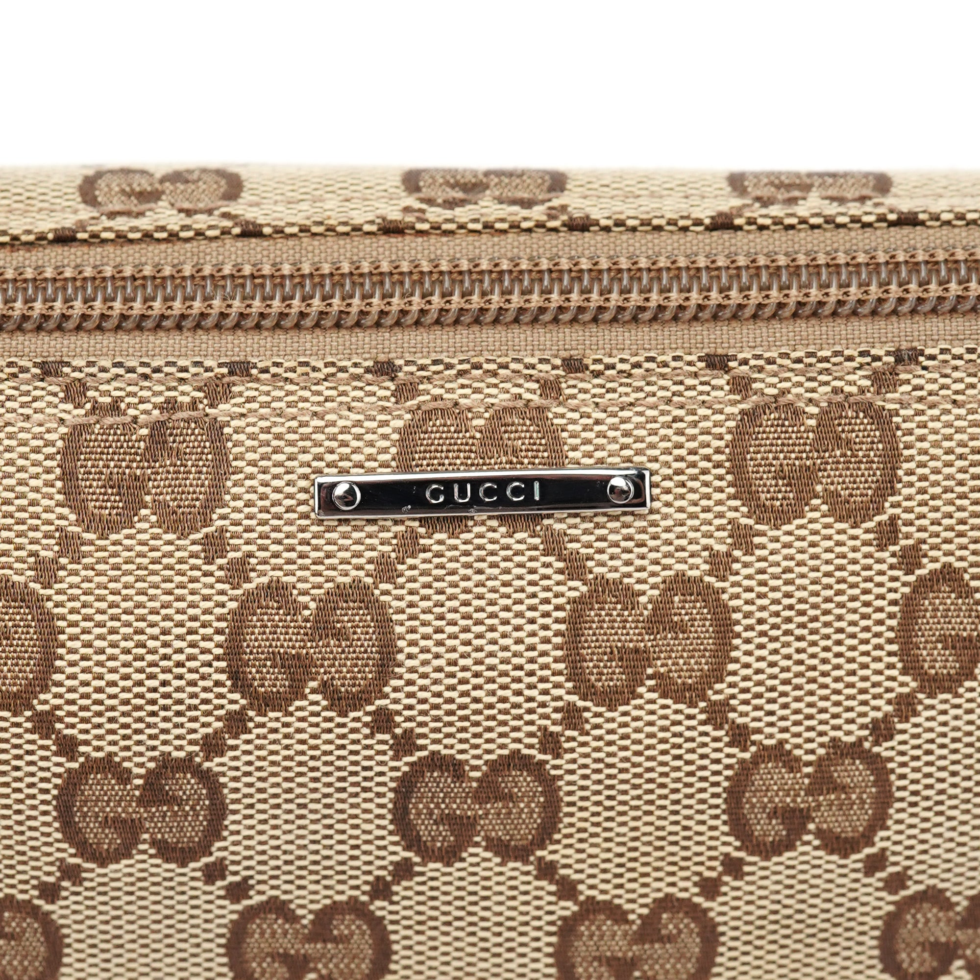 141809 Beige GG Boat Pochette