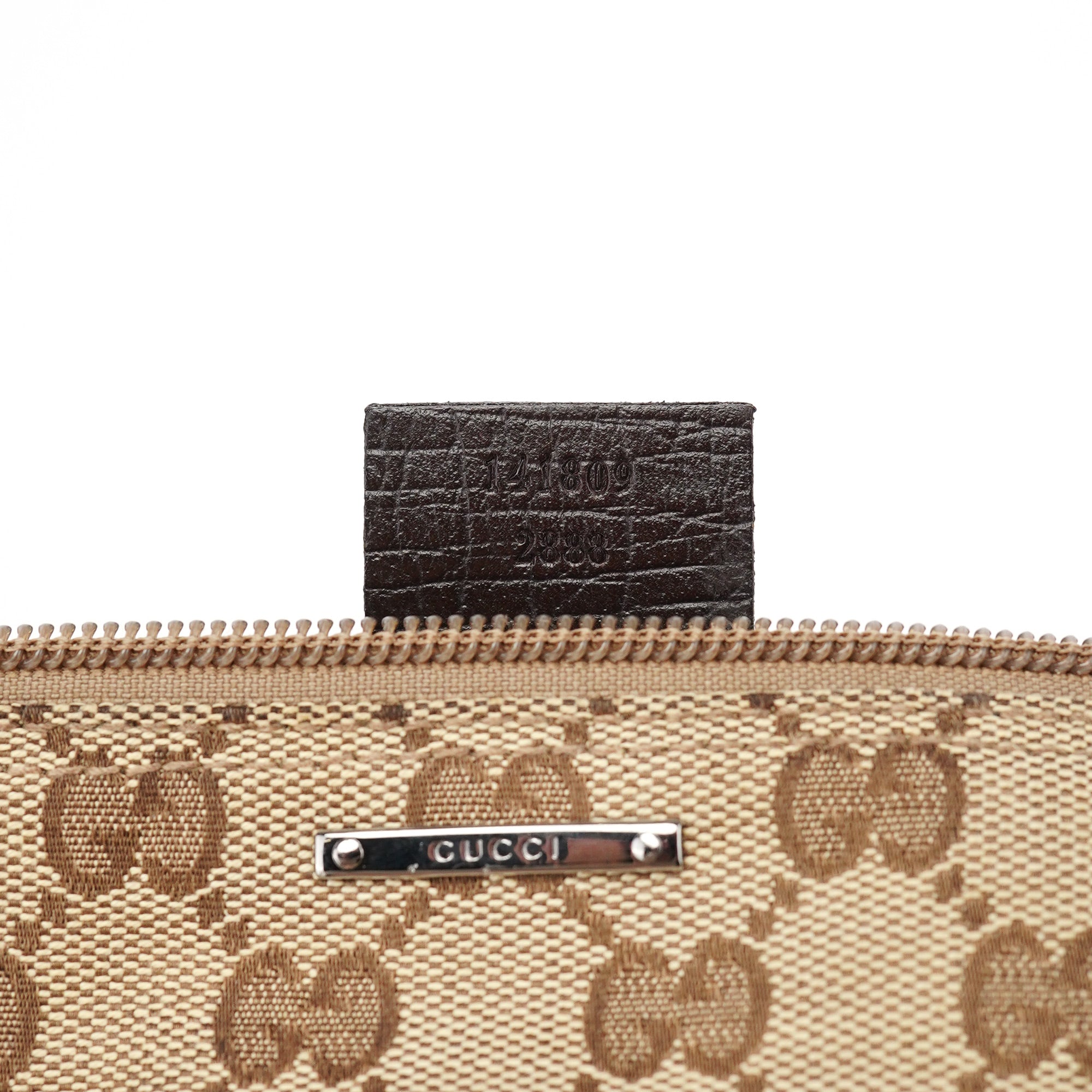 141809 Beige GG Boat Pochette