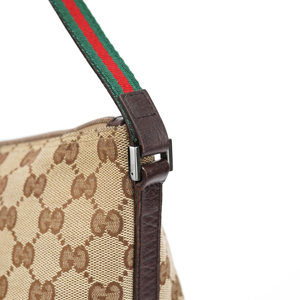 141809 Beige GG Boat Pochette