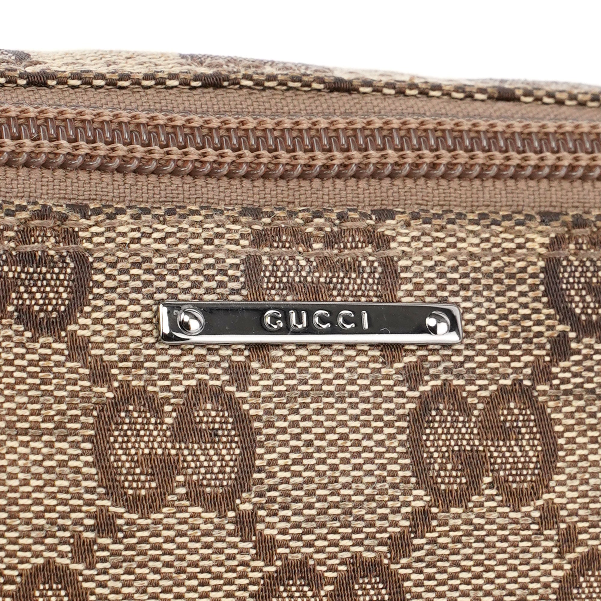 141809 Beige GG Boat Pochette