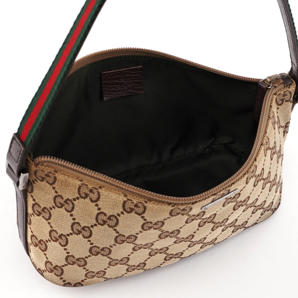 141809 Beige GG Boat Pochette