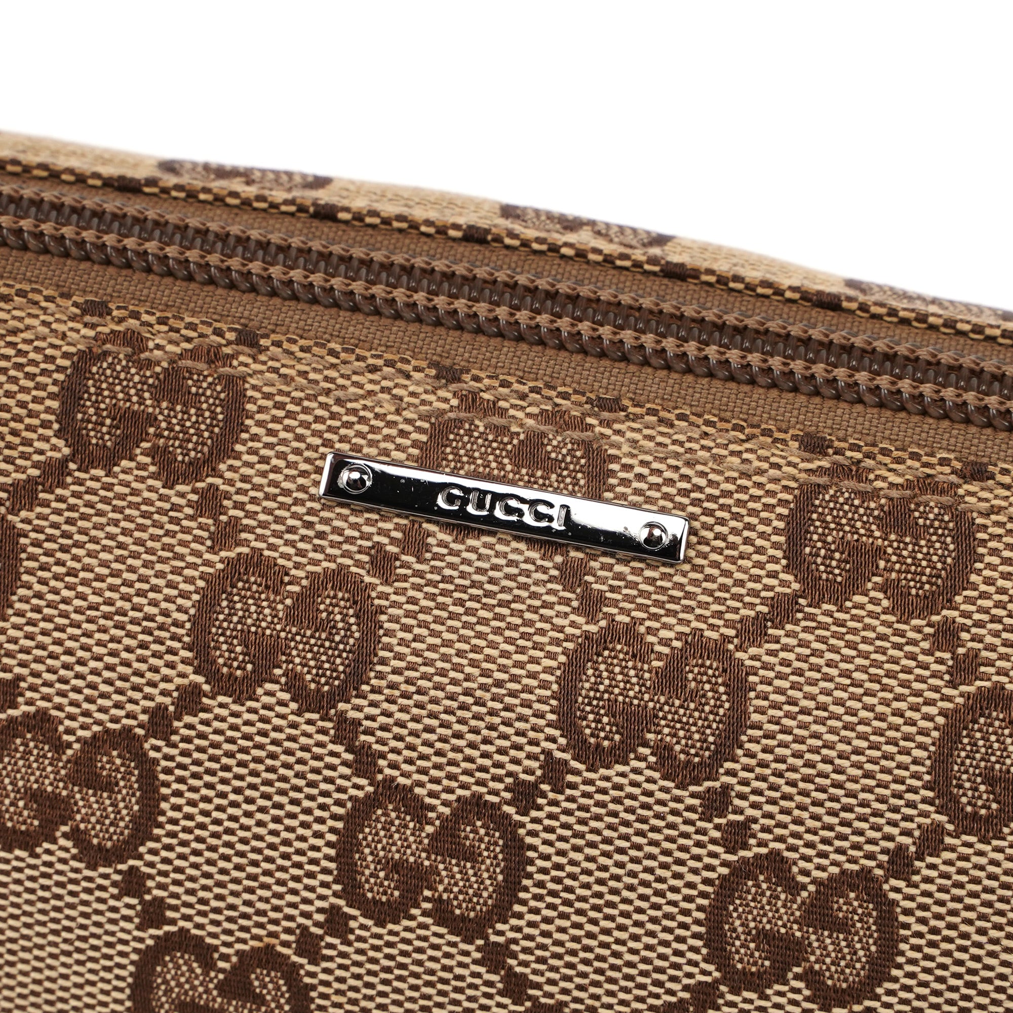 141809 Beige GG Boat Pochette