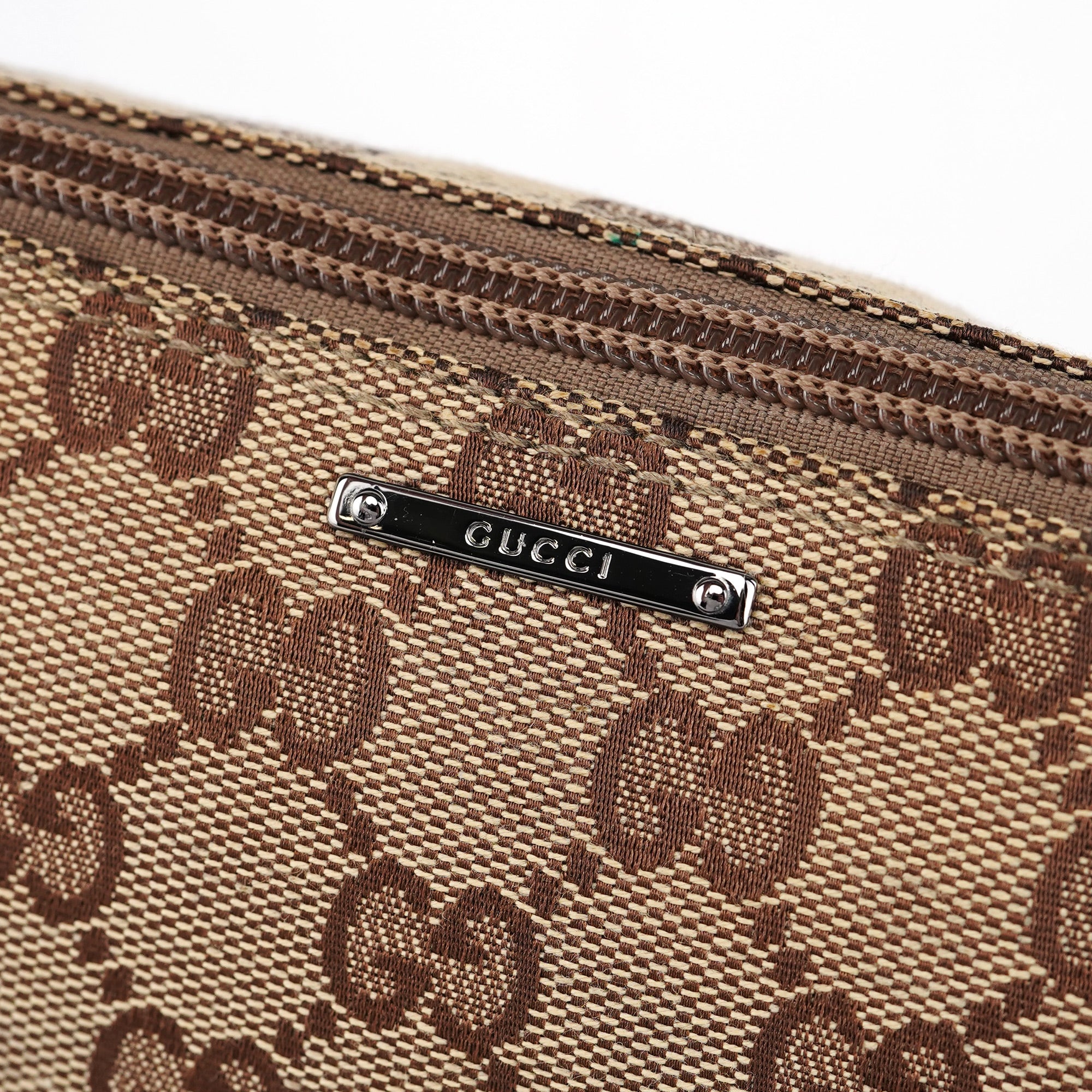 141809 Beige GG Boat Pochette