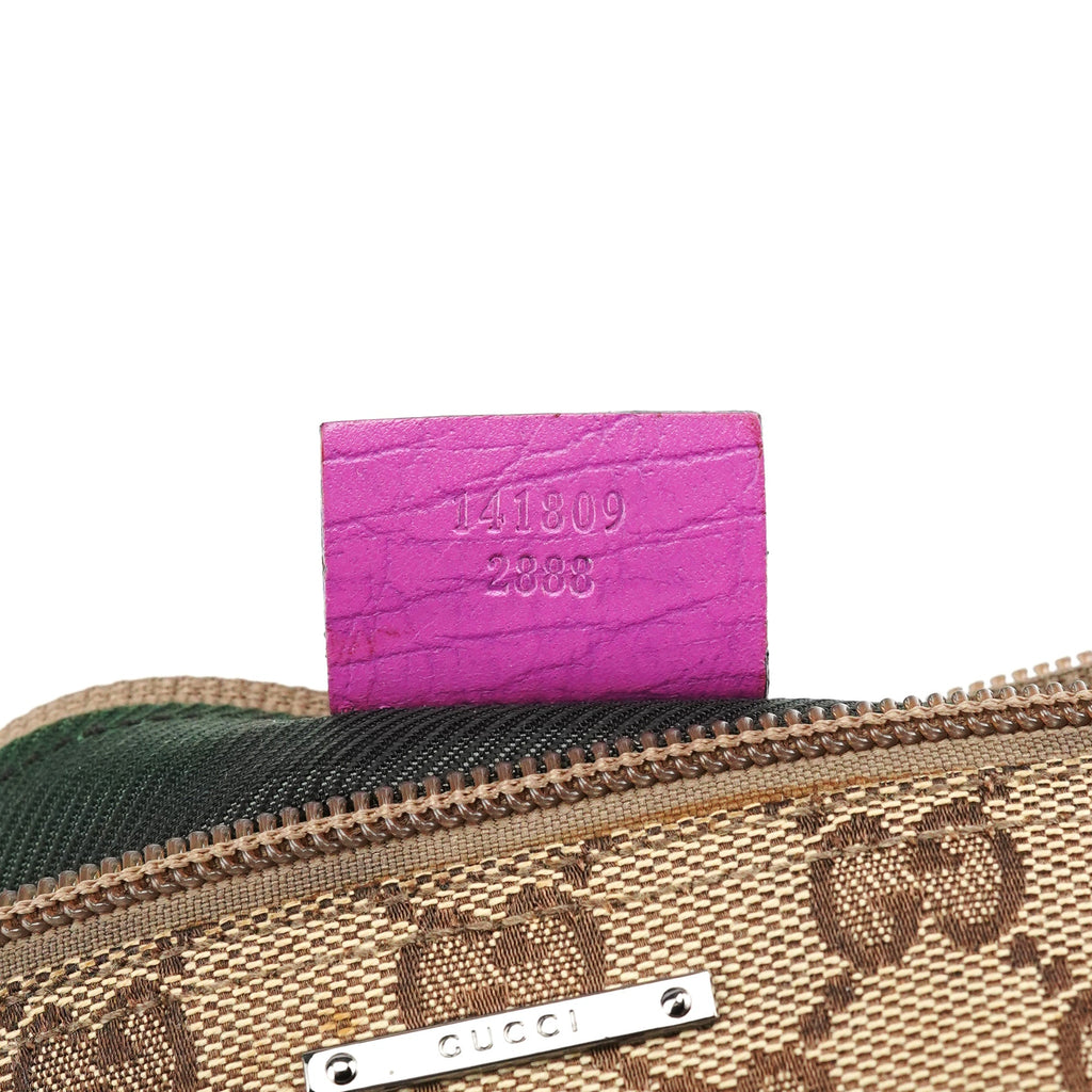 141809 Beige Pink GG Boat Pochette