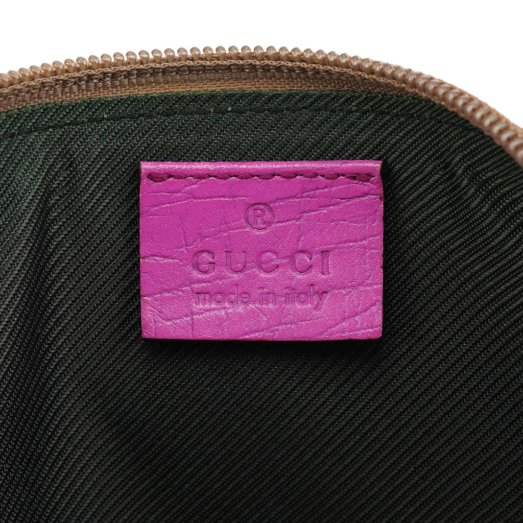 141809 Beige Pink GG Boat Pochette
