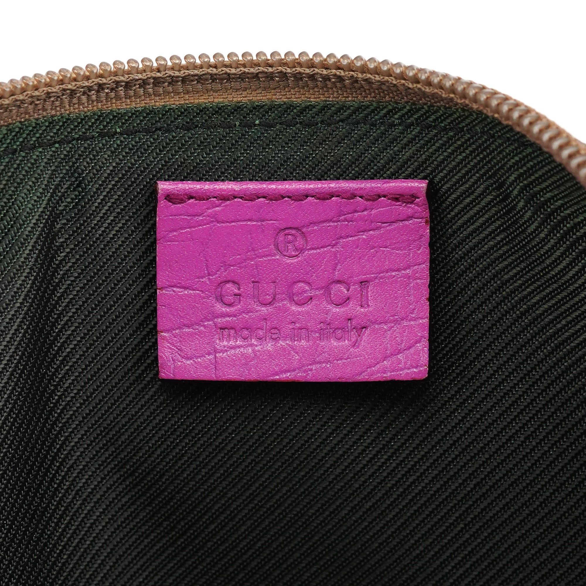 141809 Beige Pink GG Boat Pochette