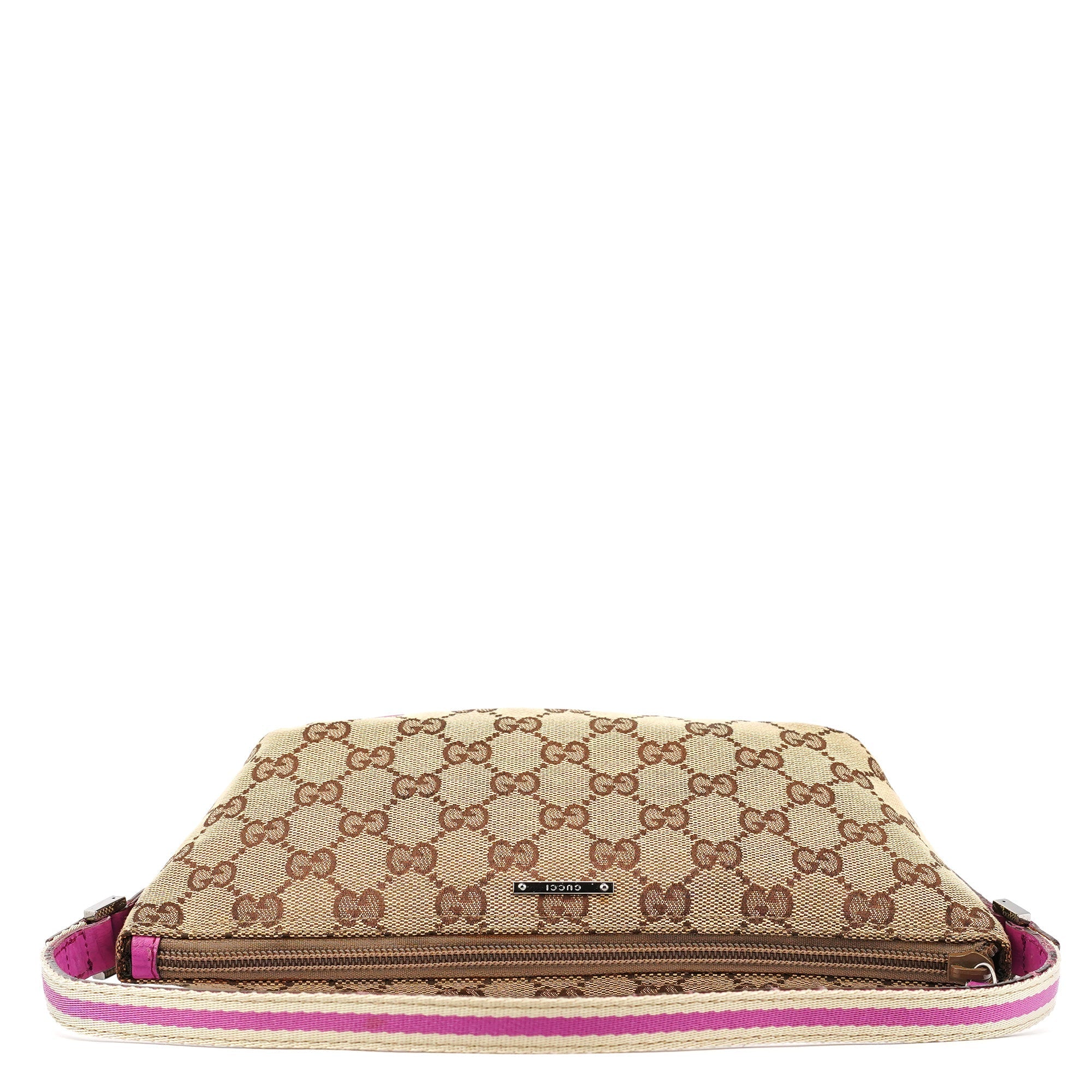 141809 Beige Pink GG Boat Pochette
