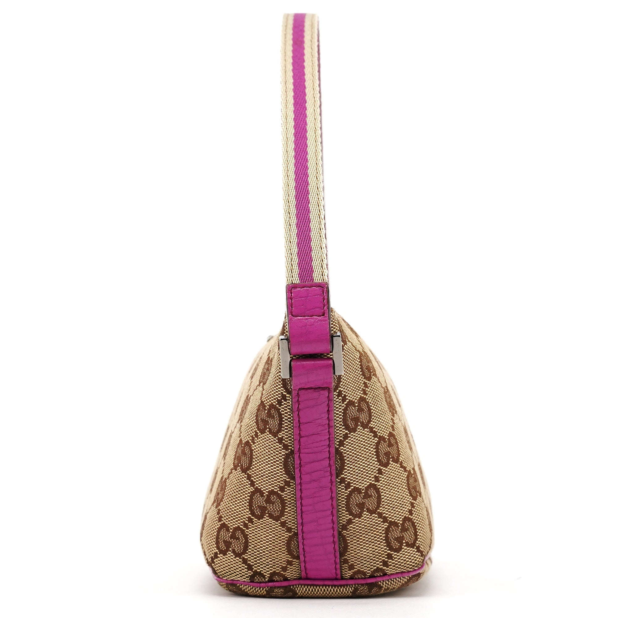 141809 Beige Pink GG Boat Pochette