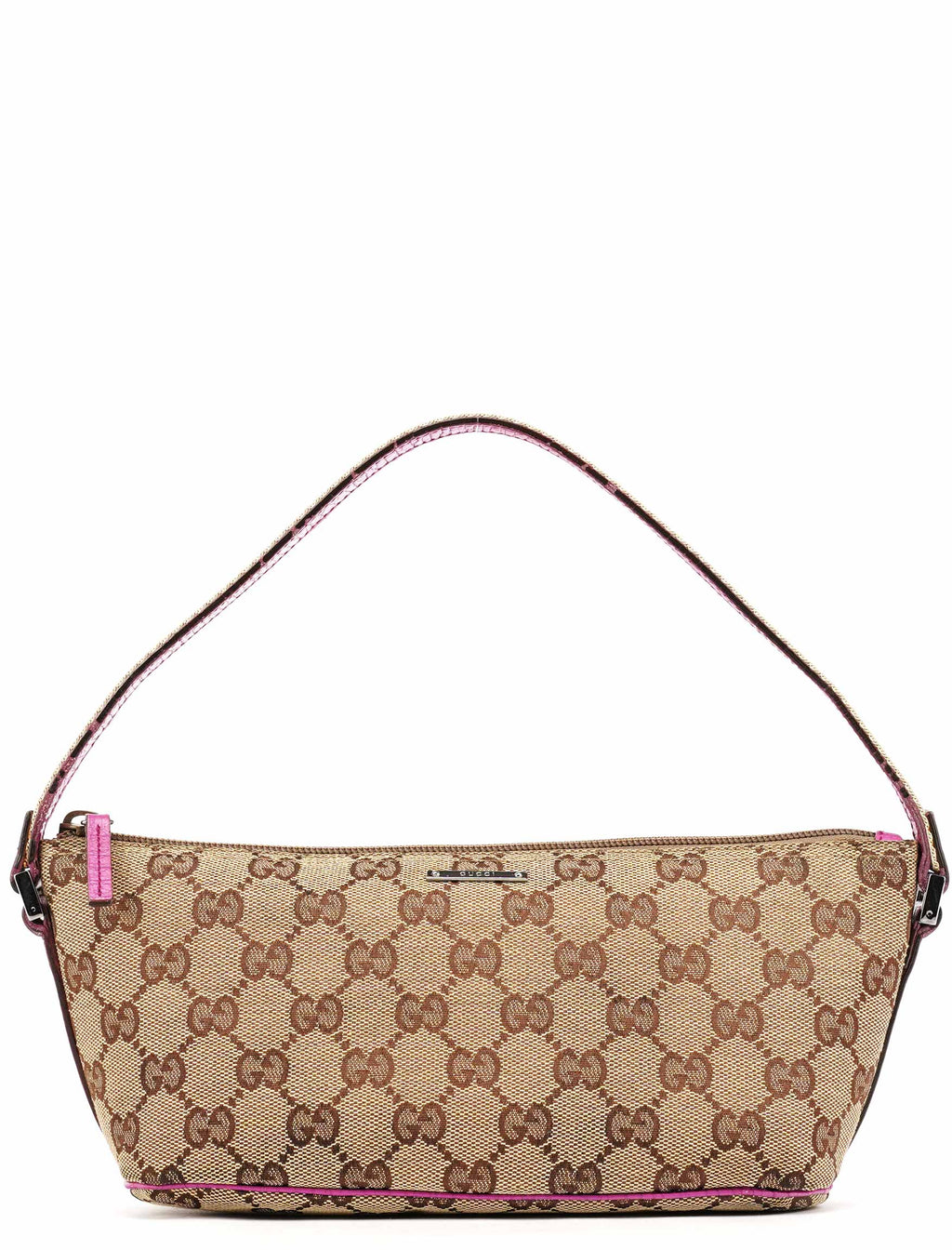 141809 Beige Pink GG Boat Pochette