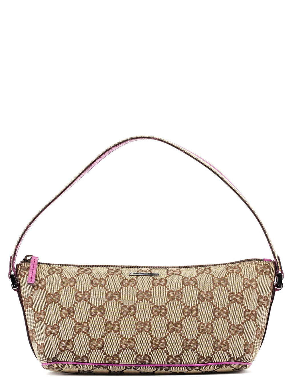 141809 Beige Pink GG Boat Pochette