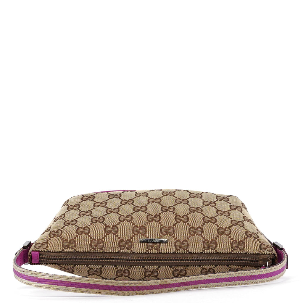 141809 Beige Pink GG Boat Pochette