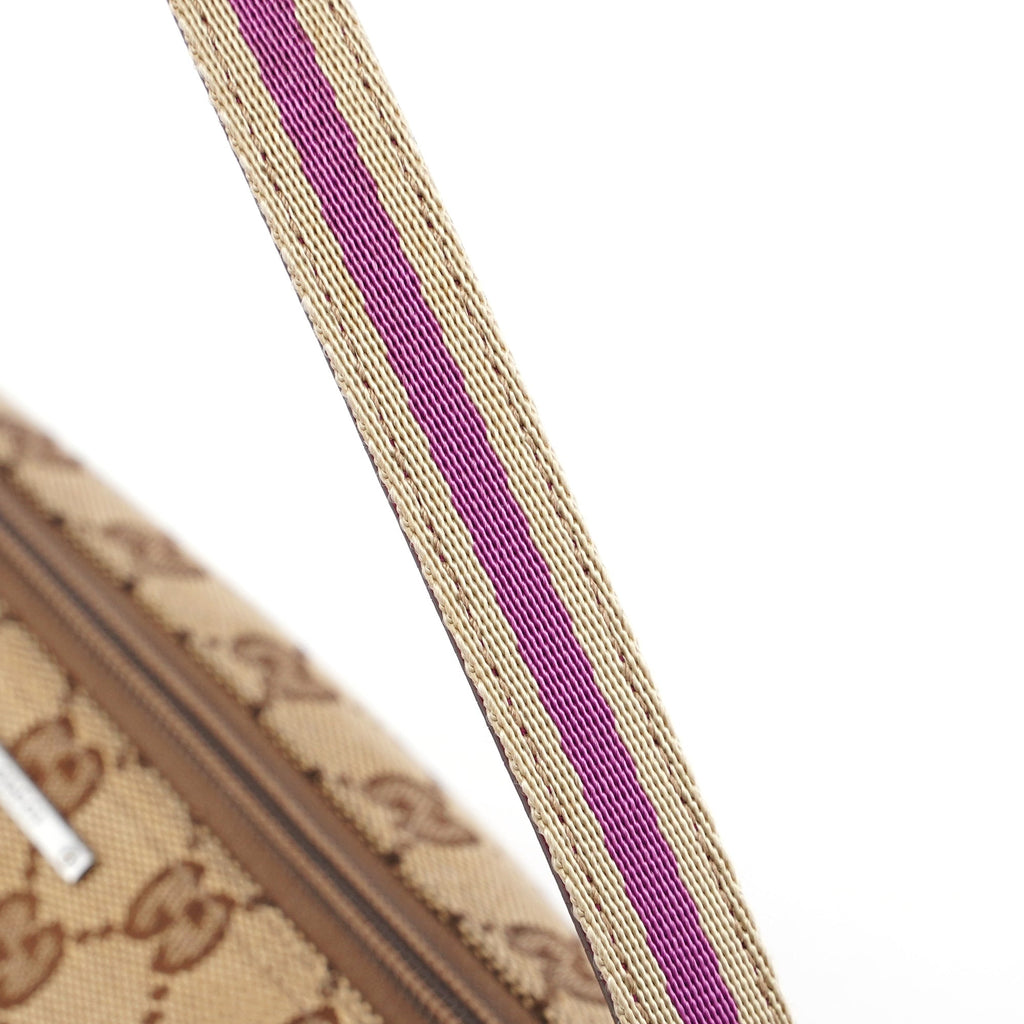 141809 Beige Pink GG Boat Pochette