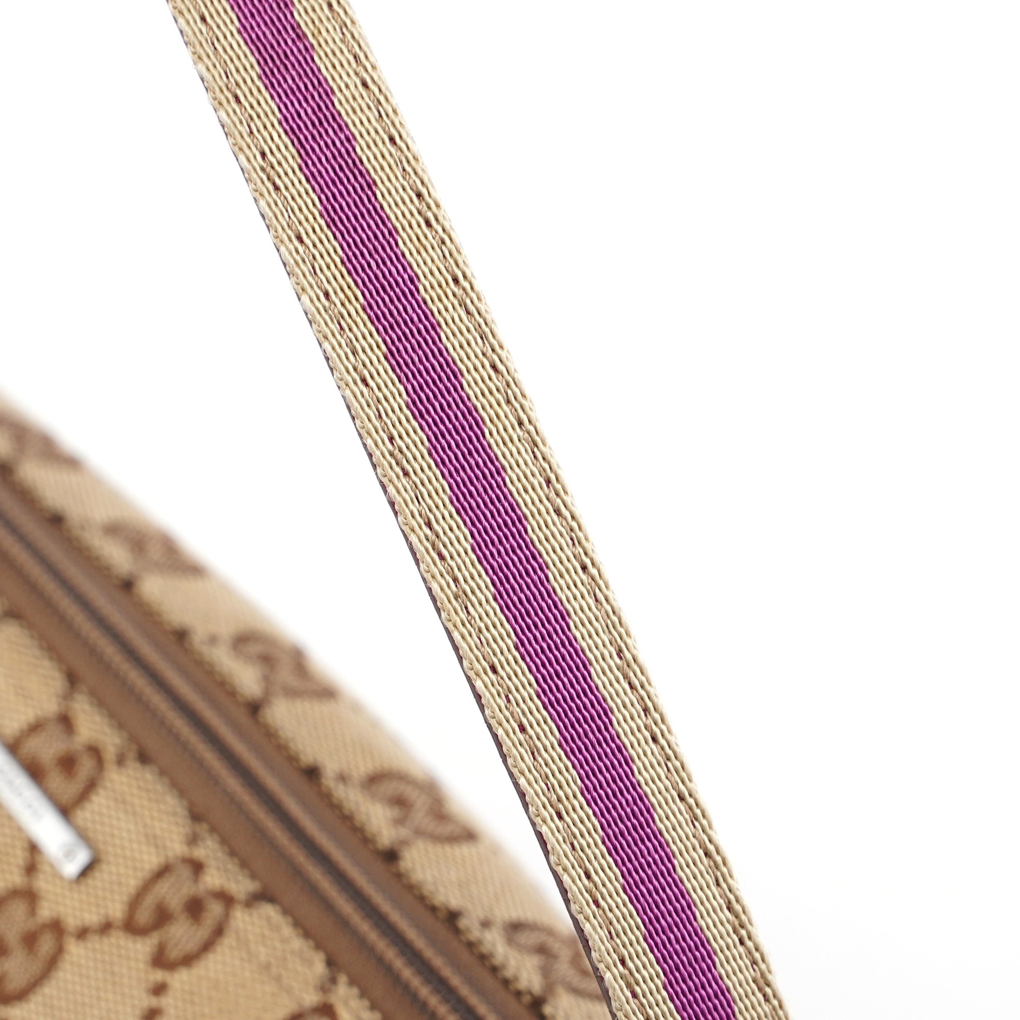 141809 Beige Pink GG Boat Pochette