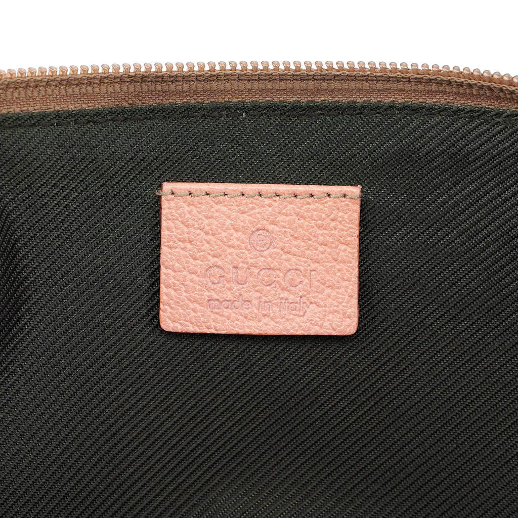 141809 Beige Pink GG Boat Pochette